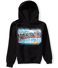 Jordan Big Boys Long Sleeve Air Postcard Pullover Hoodie