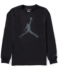 Jordan Big Boys Long-Sleeve Jumpan Drip T-Shirt