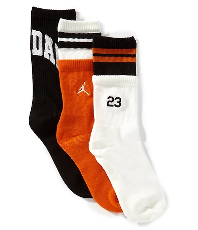 Jordan Big Boys MJVP 3-Pack Crew Socks