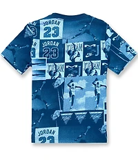 Jordan Big Boys Posturized Air Short Sleeves Printed T-Shirt