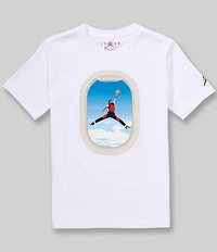 Jordan Big Boys Short Sleeve Plane Window Tee