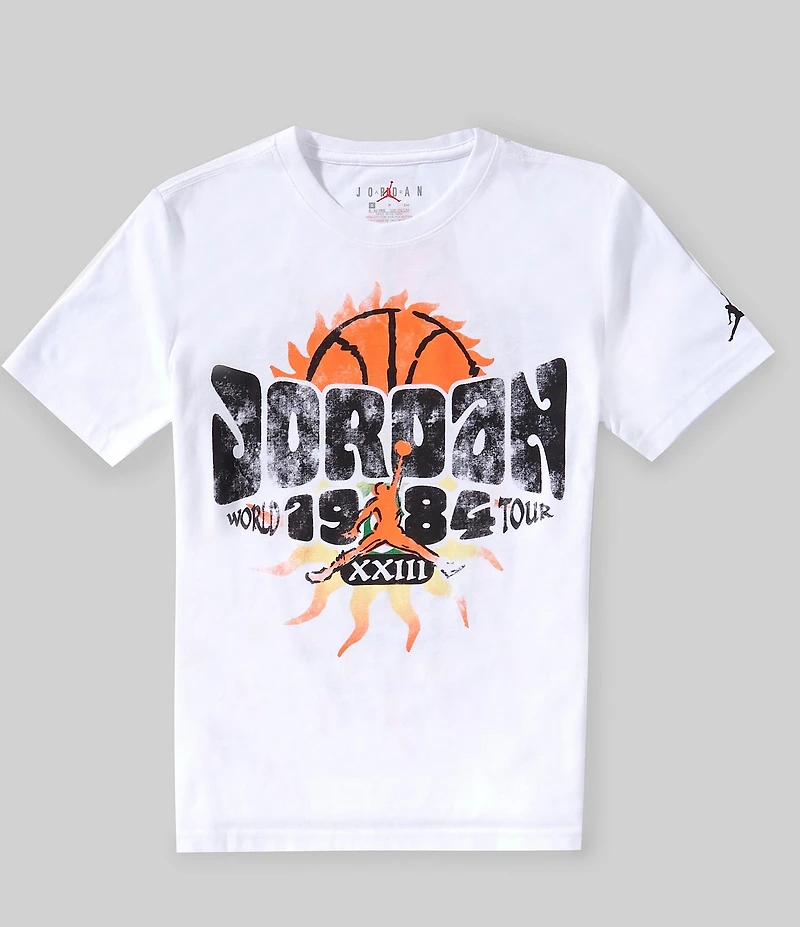 Jordan Big Boys Short-Sleeve 1984 World Tour T-Shirt