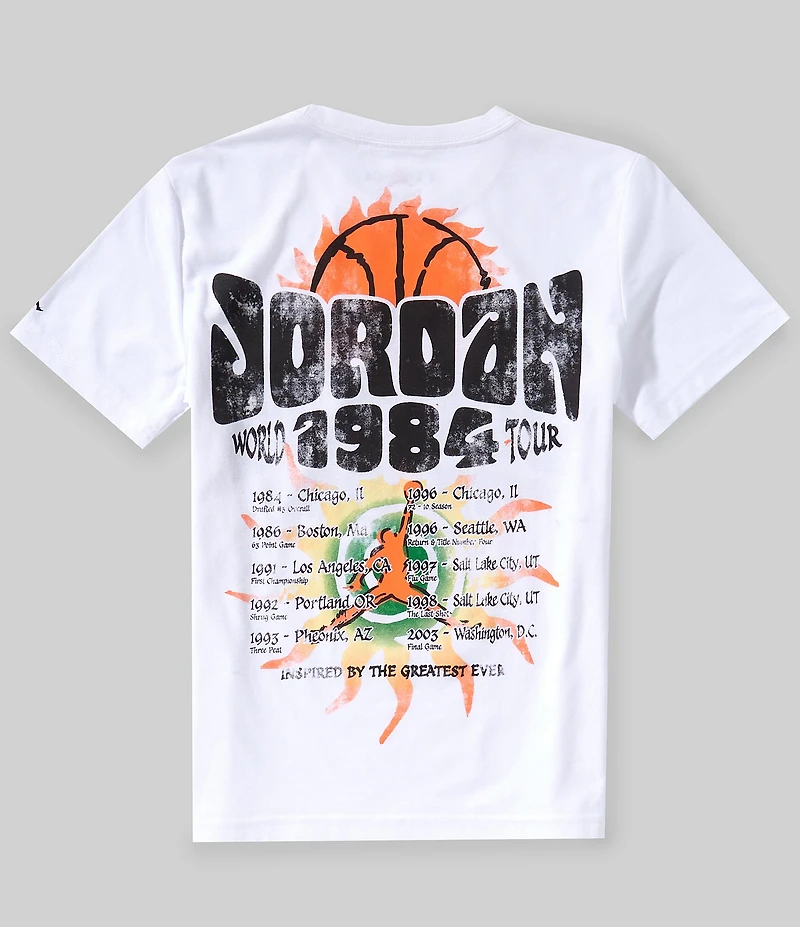 Jordan Big Boys Short-Sleeve 1984 World Tour T-Shirt