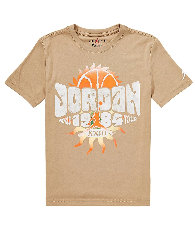 Jordan Big Boys Short-Sleeve 1984 World Tour T-Shirt