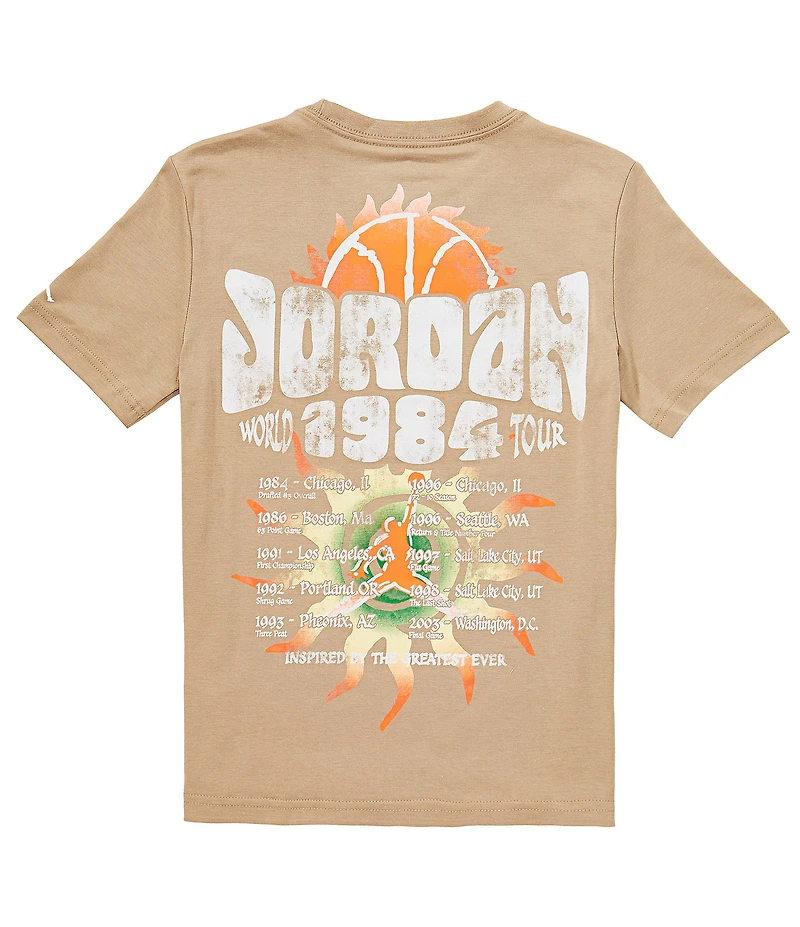 Jordan Big Boys Short-Sleeve 1984 World Tour T-Shirt