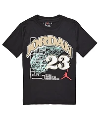 Jordan Big Boys Short-Sleeve Arched Wordmark T-Shirt