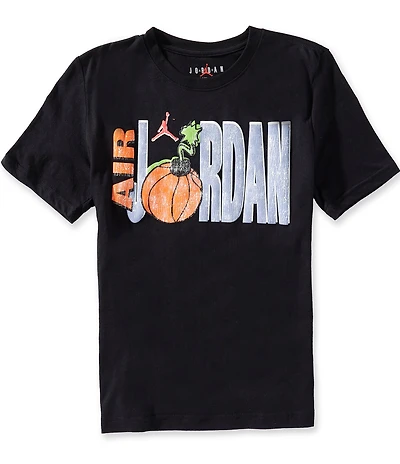 Jordan Big Boys Short Sleeve Brand Secret T-Shirt