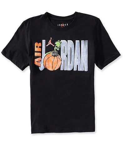 Jordan Big Boys Short Sleeve Brand Secret T-Shirt
