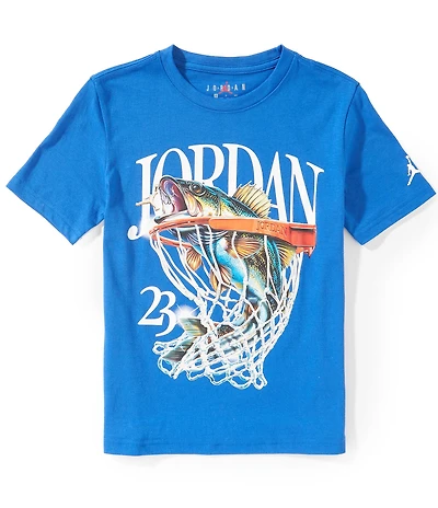 Jordan Big Boys Short Sleeve Catch Of The Day Tee