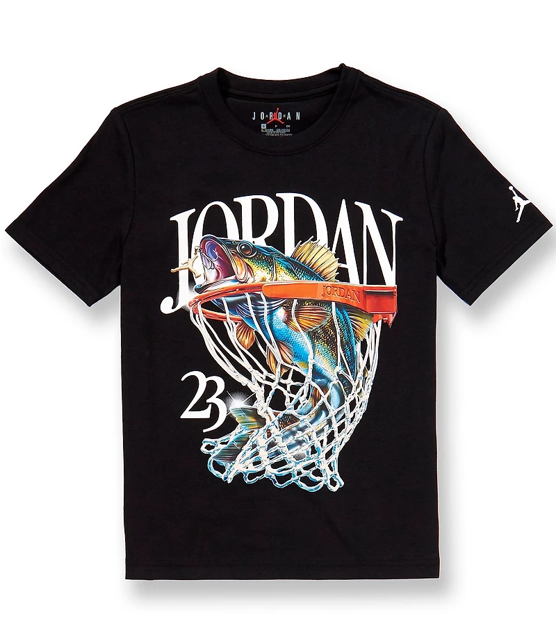 Jordan Big Boys Short Sleeve Catch Of The Day Tee