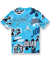 Jordan Big Boys Short Sleeve Dynasty Printed Tee
