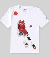 Jordan Big Boys Short Sleeve Ghost Man T-Shirt