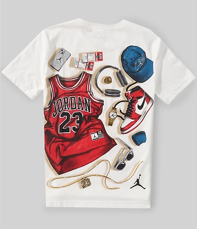 Jordan Big Boys Short Sleeve Mike's Gear T-Shirt