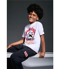 Jordan Big Boys Short Sleeve MJ Pizza Shop T-Shirt