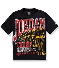 Jordan Big Boys Short Sleeve Six Time Champ T-Shirt