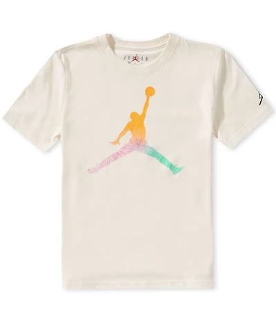 Jordan Big Boys Short-Sleeve Tie-Dye-Jumpman-Graphic T-Shirt