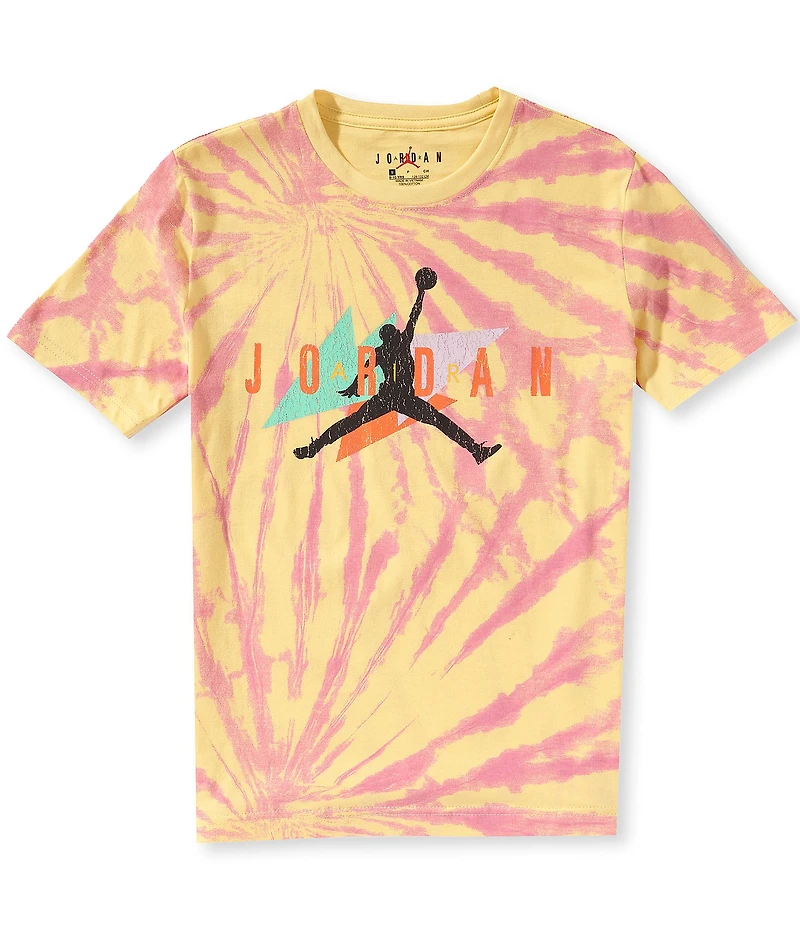 Jordan Big Boys Short-Sleeve Tie-Dye T-Shirt