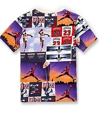 Jordan Big Boys Short Sleeves Printed Posturized Air T-Shirt