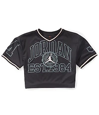 Jordan Big Girls 23 Jordan Secret Diary Cropped Jersey Top