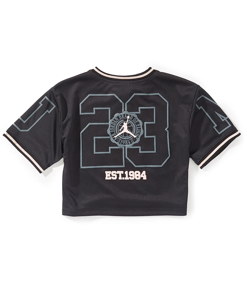 Jordan Big Girls 23 Jordan Secret Diary Cropped Jersey Top