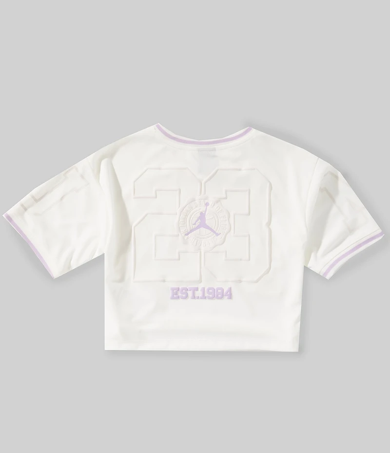 Jordan Big Girls 23 Jordan Secret Diary Cropped Jersey Top