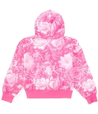 Jordan Big Girls Long-Sleeve Brooklyn Essentials Floral-Printed Fleece Hoodie