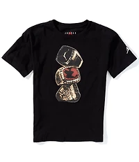 Jordan Big Girls Ring Stack Short Sleeve T-Shirt