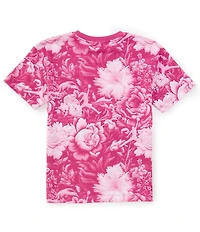 Jordan Big Girls Short Sleeve Floral-Printed T-Shirt