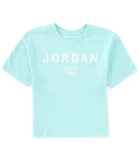 Jordan Big Girls Short-Sleeve Logo T-Shirt