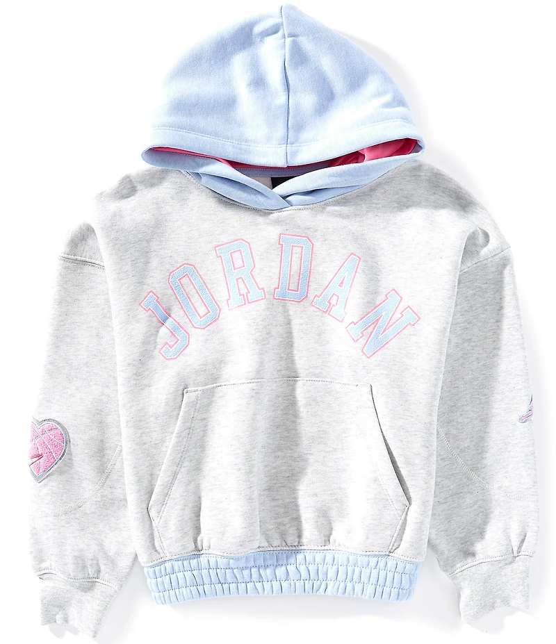 Jordan Big Girls Long-Sleeve Color Block Hoodie