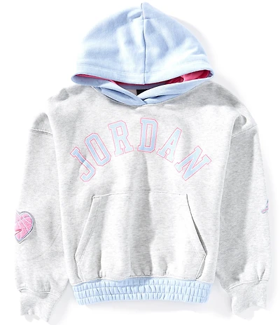 Jordan Big Girls Long-Sleeve Color Block Hoodie