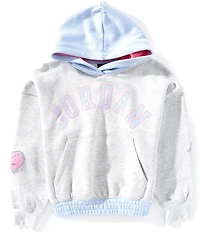 Jordan Big Girls Long-Sleeve Color Block Hoodie