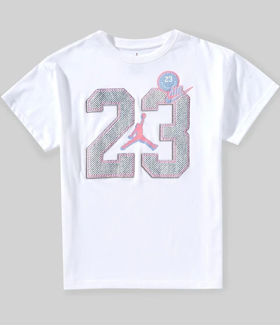 Jordan Big Girls Short-Sleeve #double;23#double; Oversized T-Shirt