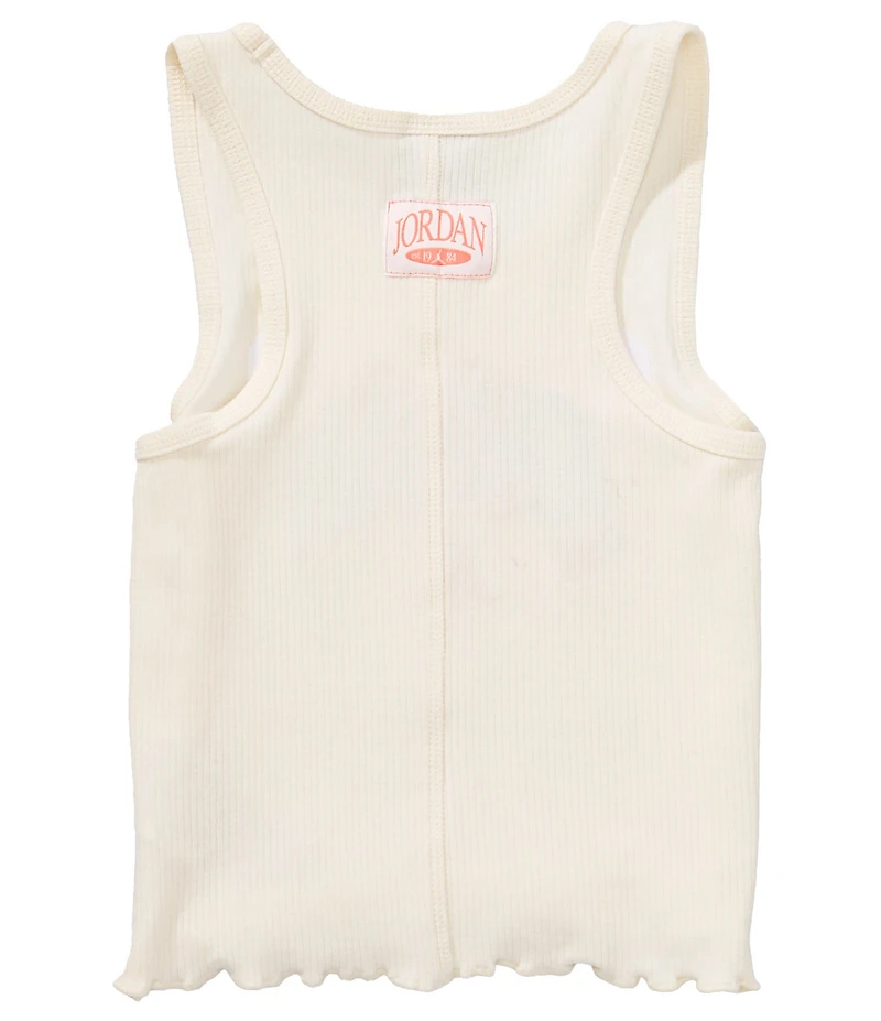 Jordan Big Girls Sleeveless Embroidered Jordan 23' Tank Top