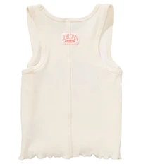 Jordan Big Girls Sleeveless Embroidered Jordan 23' Tank Top