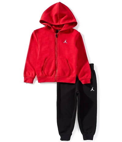 Jordan Brooklyn Little Boys Long Sleeve Hoodie & MJ Brooklyn Fleece Jogger 2-Piece Set
