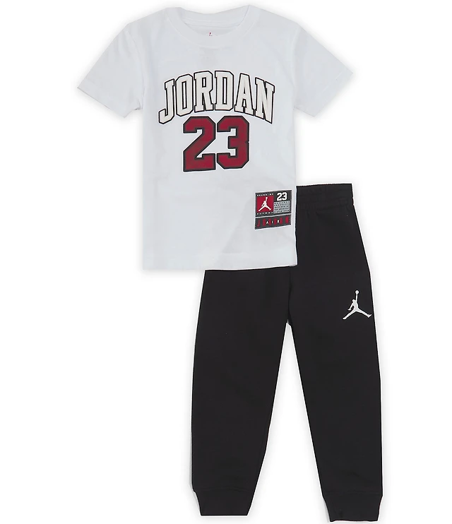 Jordan Little Boys Short Sleeve 23 Jersey T-Shirt Jogger Pants - Main Image
