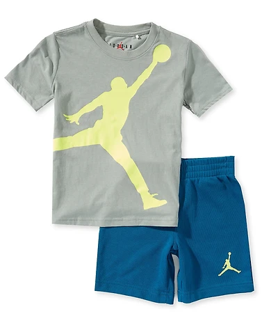 Jordan Little Boys' Short Sleeve Jumbo Jumpman T-Shirt & Shorts Set
