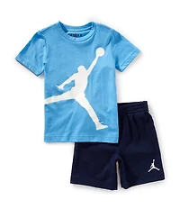 Jordan Little Boys' Short Sleeve Jumbo Jumpman T-Shirt & Shorts Set