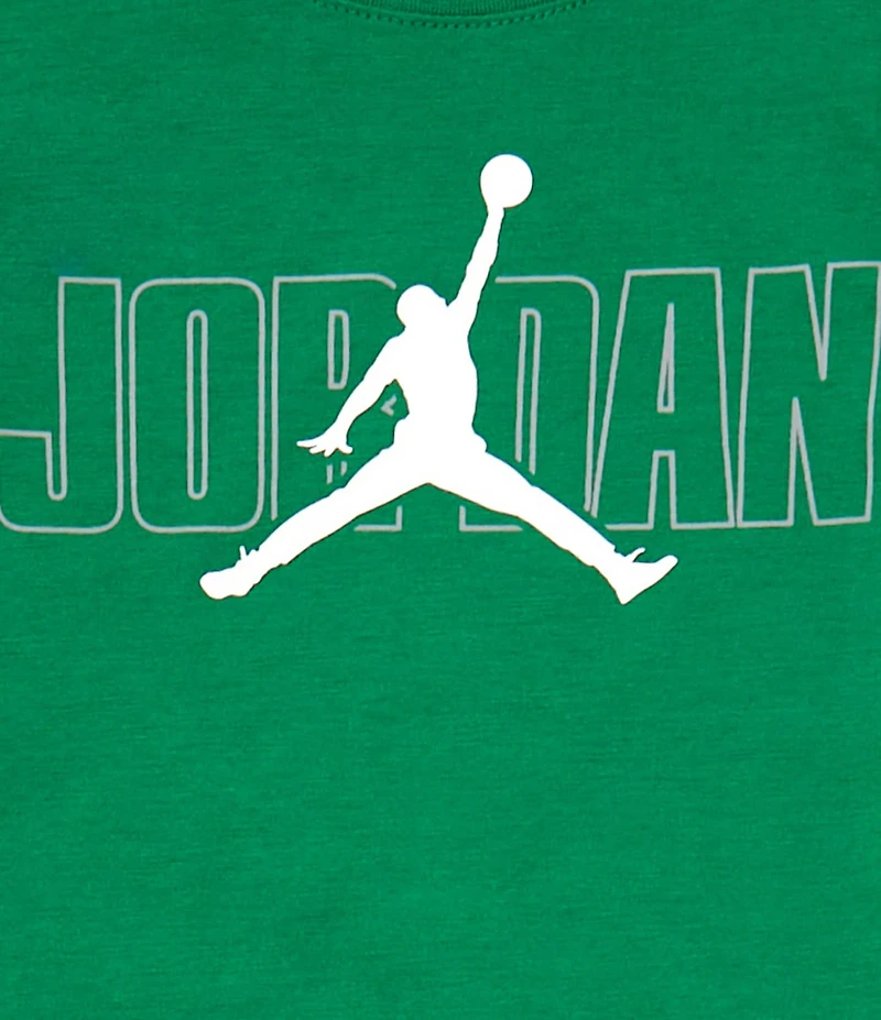 Jordan Little Boys Short-Sleeve Jumpman Jersey T-Shirt & Color Block French Terry Shorts Set