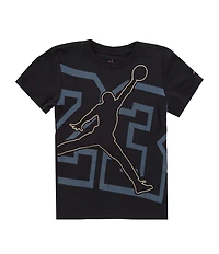 Jordan Little Boys Short Sleeve Shine Jumpman Graphic T-Shirt