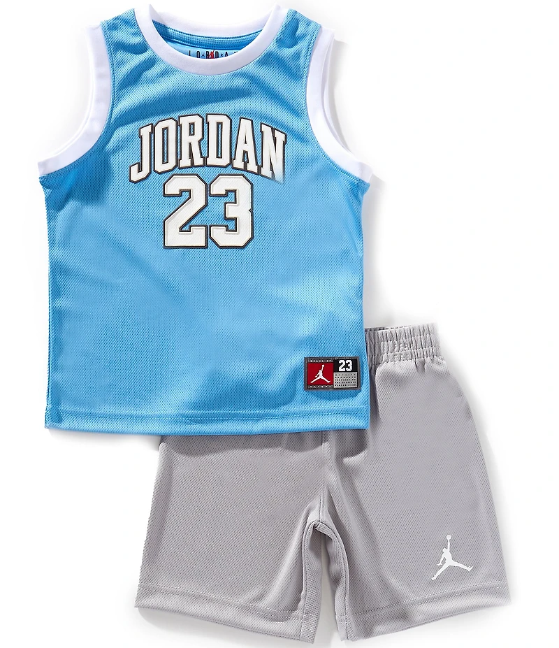 Jordan Little Boys Sleeveless Jordan 23 Jersey Tank & Shorts Set