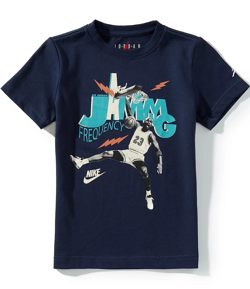 Jordan Little Boys Short Sleeve Michael Jordan Jamming T-Shirt