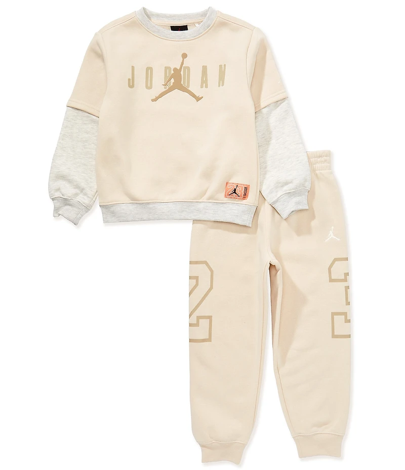 Jordan Little Boys Future Flight Long-Sleeve Fleece Sweatshirt & Coordinating Jogger Pants