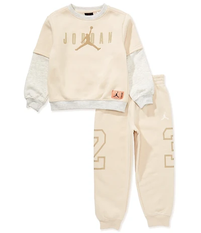 Jordan Little Boys Future Flight Long-Sleeve Fleece Sweatshirt & Coordinating Jogger Pants