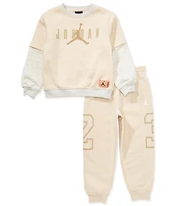 Jordan Little Boys Future Flight Long-Sleeve Fleece Sweatshirt & Coordinating Jogger Pants