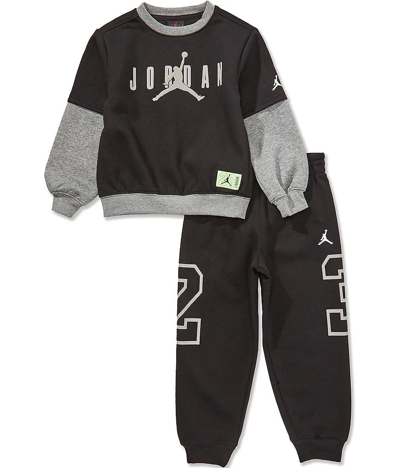 Jordan Little Boys Future Flight Long-Sleeve Fleece Sweatshirt & Coordinating Jogger Pants