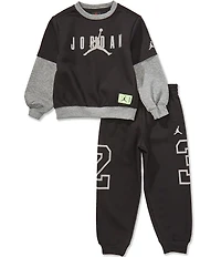 Jordan Little Boys Future Flight Long-Sleeve Fleece Sweatshirt & Coordinating Jogger Pants
