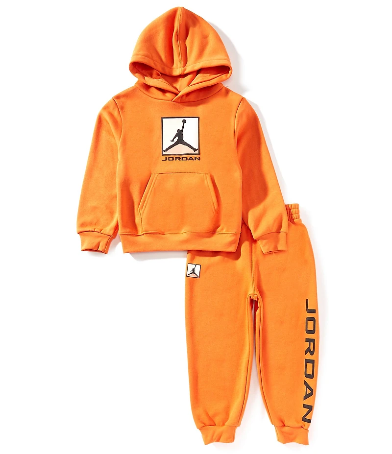 Jordan Little Boys Long Sleeve MJ Essentials Fleece Baseline Hoodie & Jogger Pants 2-Piece Set