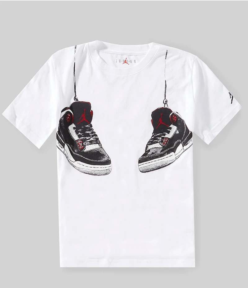 Jordan Little Boys Shoe Strings Short-Sleeve T-Shirt